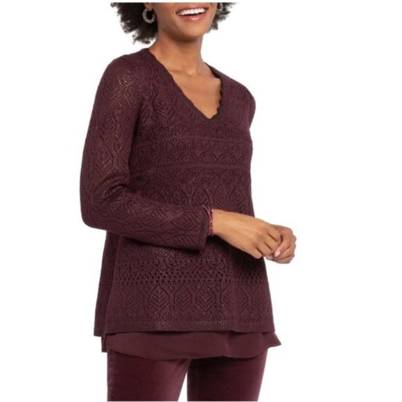 NIC+ZOE Shine On Sweater - Picture 1 of 7